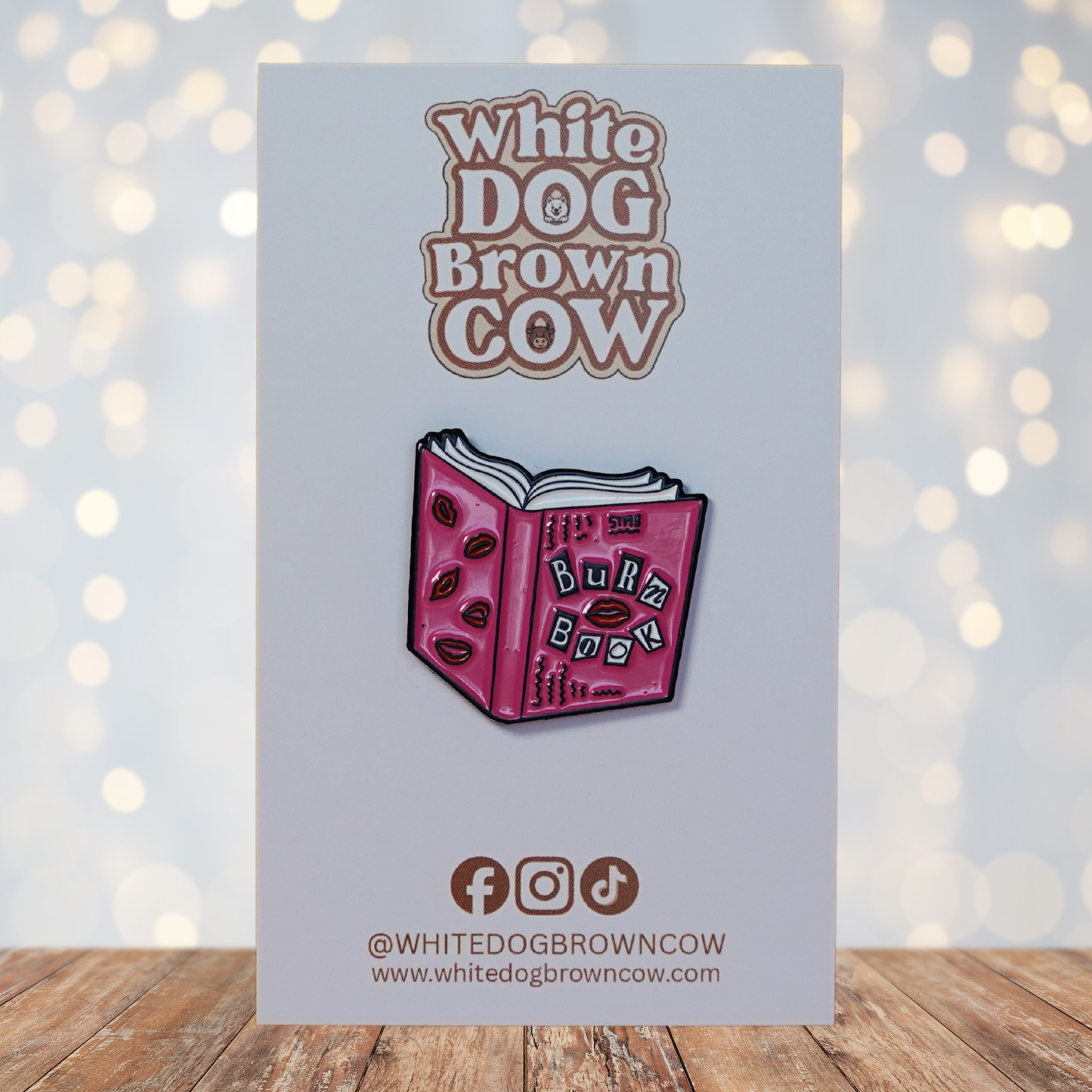 "Burn Book" Mean Girls Enamel Pin