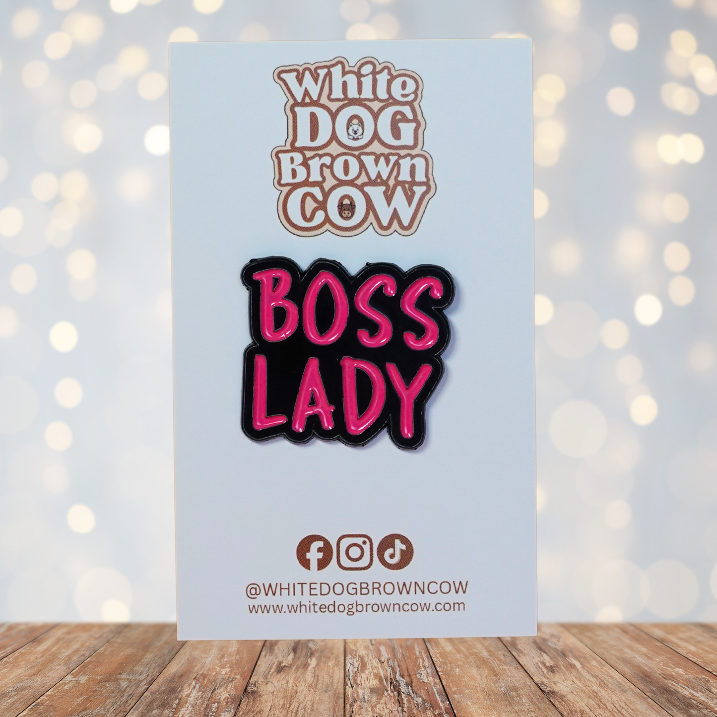 "Boss Lady" Enamel Pin