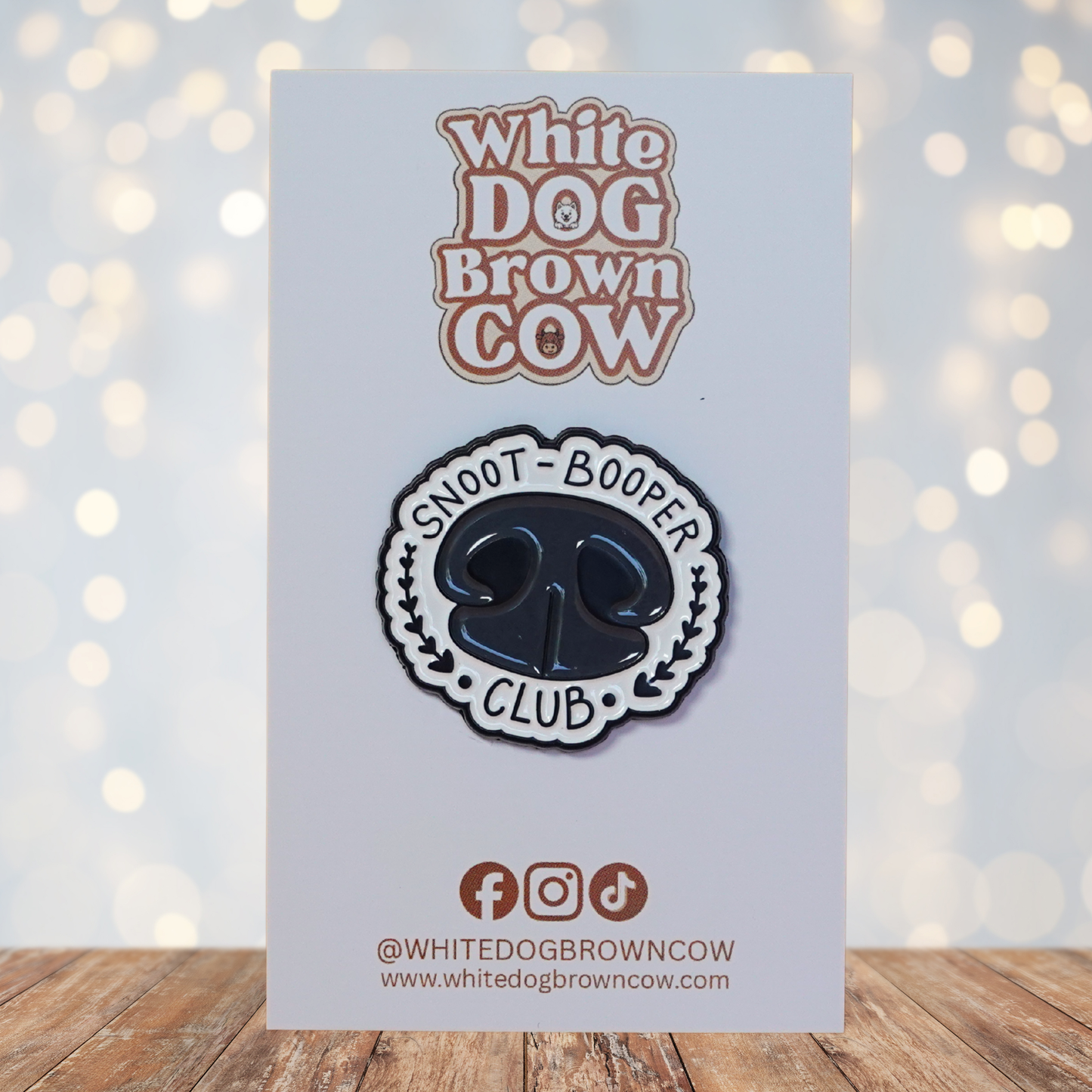"Snoot-Booper Club" Enamel Pin