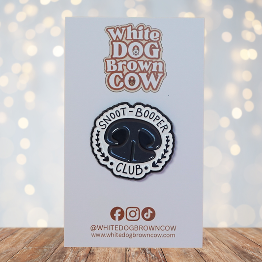"Snoot-Booper Club" Enamel Pin