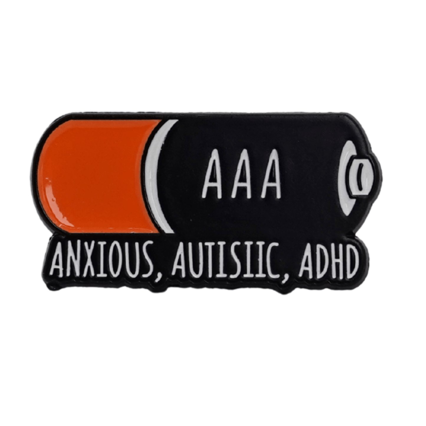 AAA - Anxious, Austistic, ADHD Enamel Pin