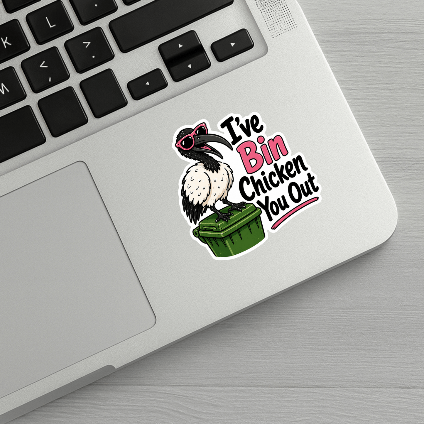 I've Bin Chicken You Out Sticker