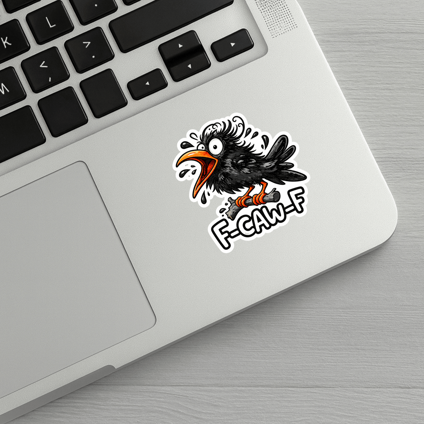 F-Caw-F Sticker