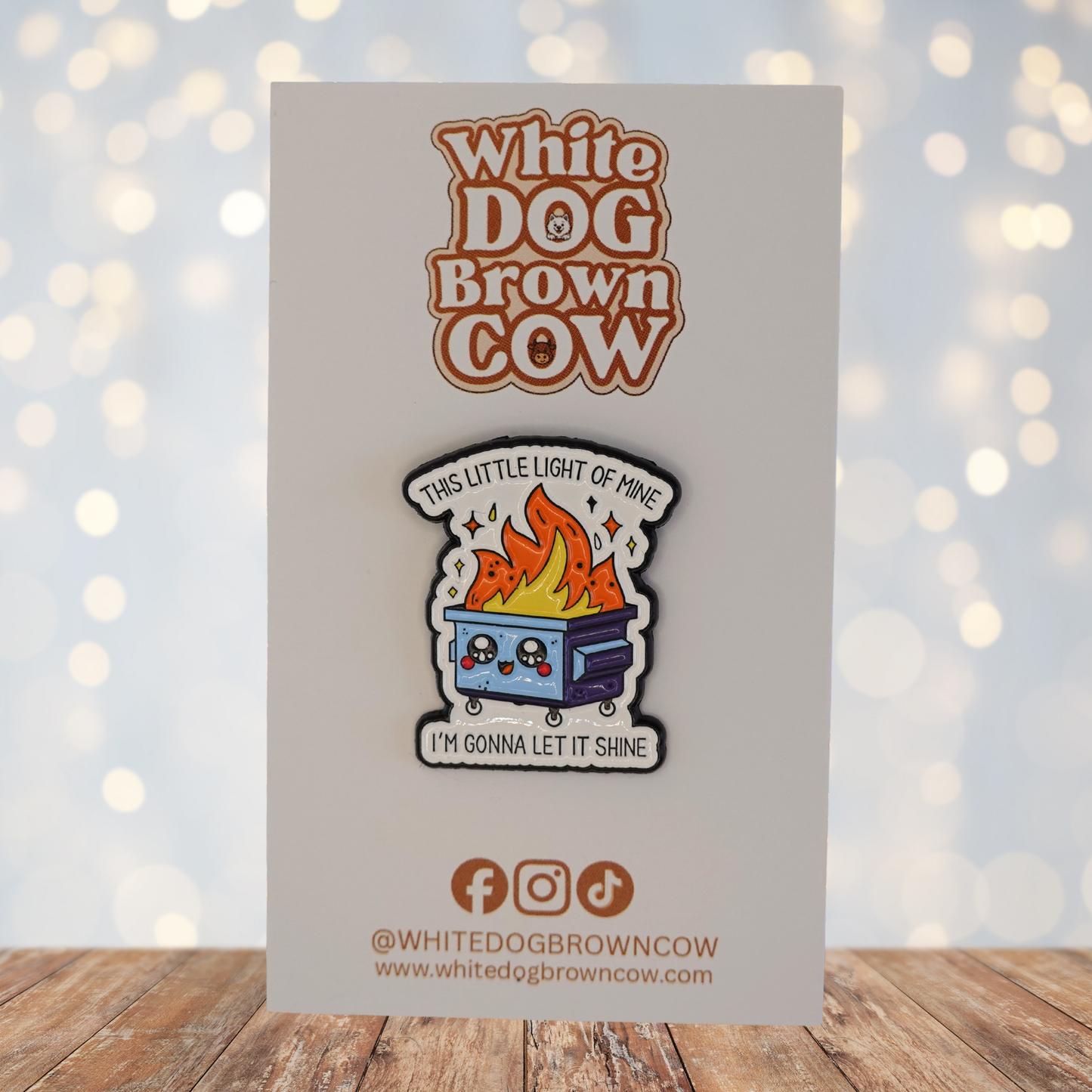 "This Little Light Of Mine I'm Gonna Let It Shine" Enamel Pin