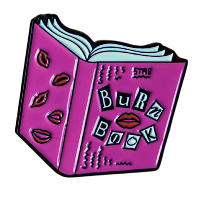 "Burn Book" Mean Girls Enamel Pin