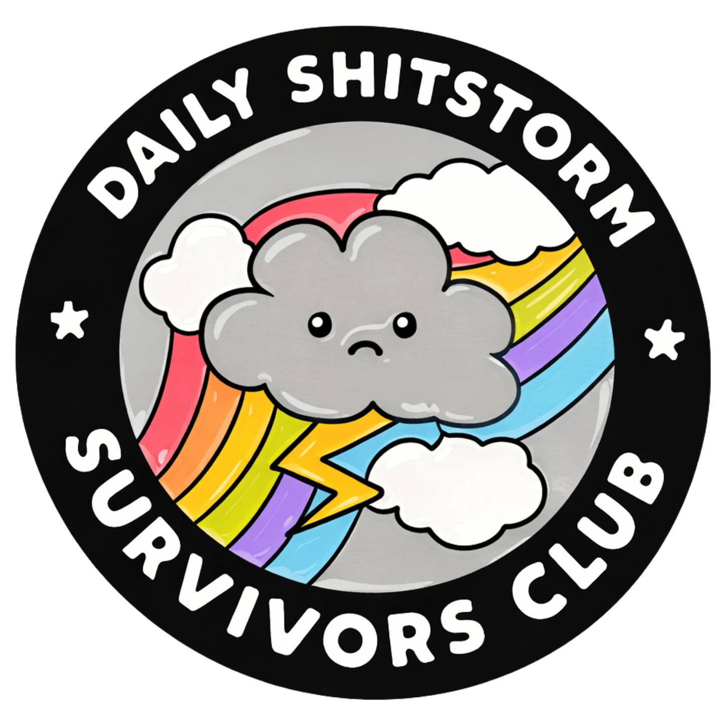 Daily Shitstorm Survivors Club Sticker