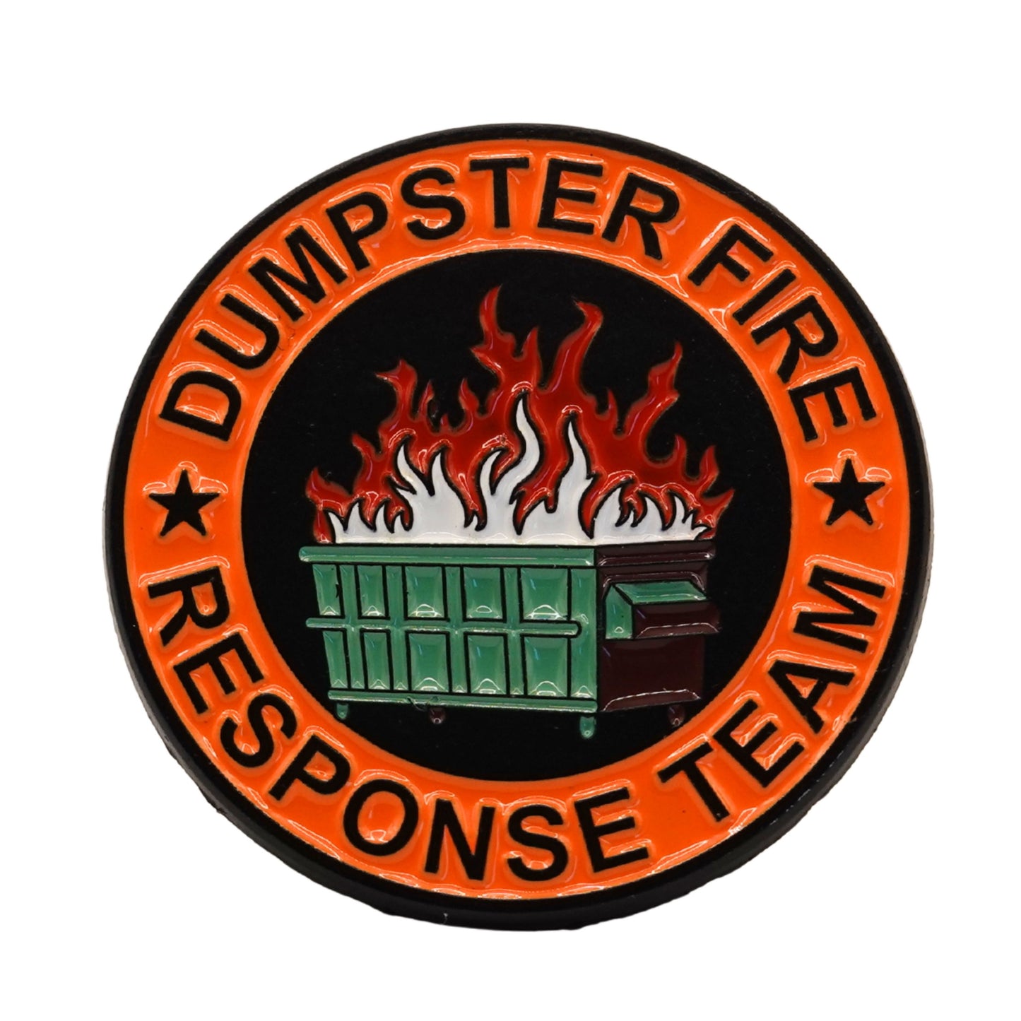 "Dumpster Fire Response Team" Enamel Pin
