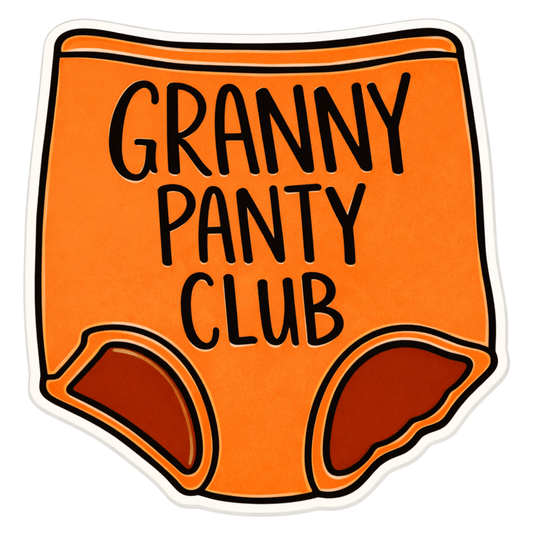 Granny Panty Club Sticker