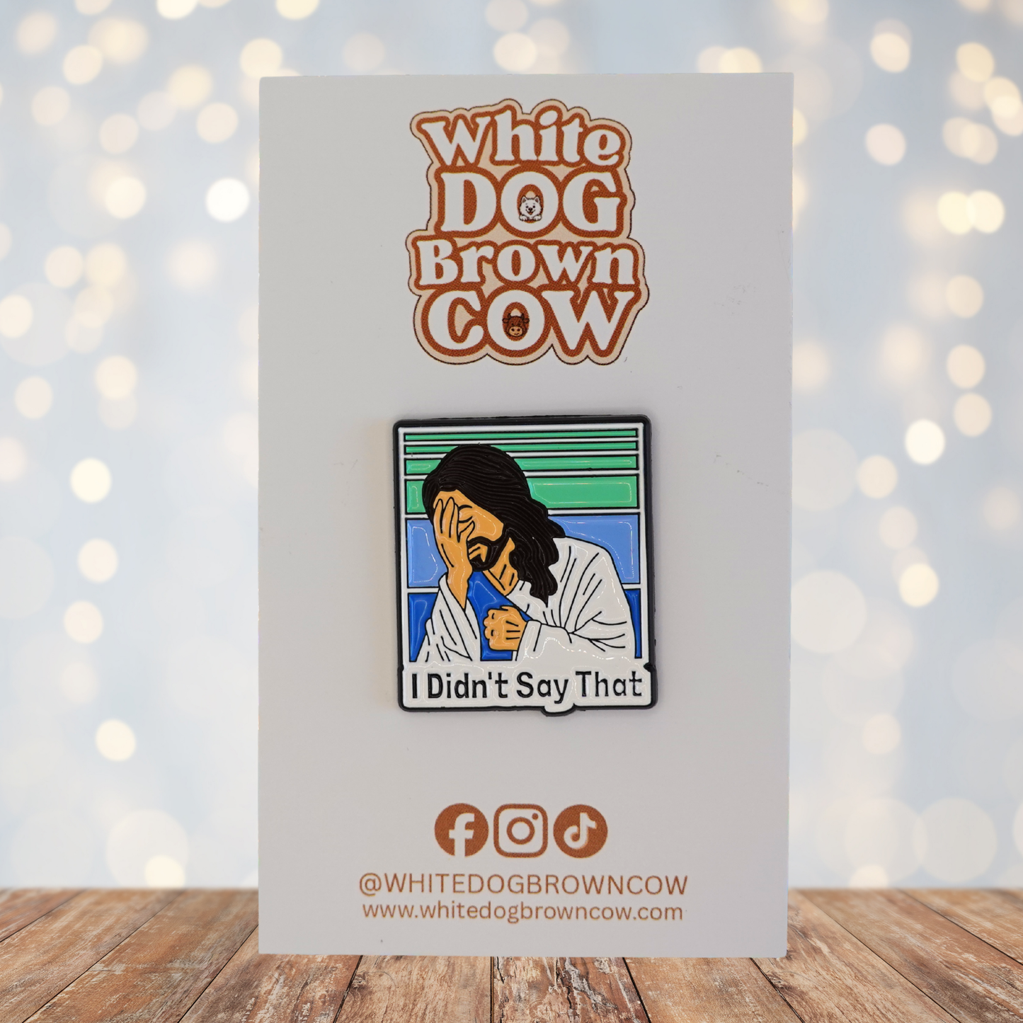 "I Didn't Say That" Enamel Pin