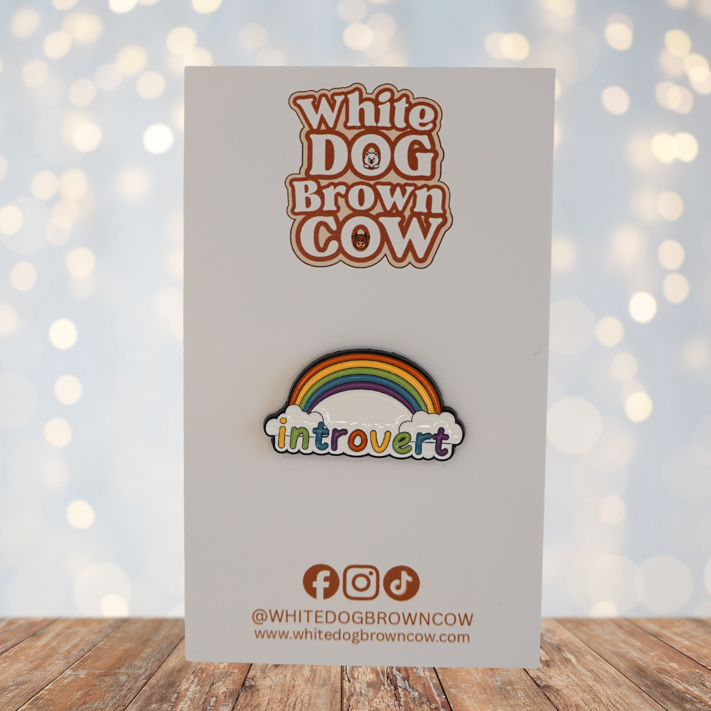 "Introvert" Enamel Pin