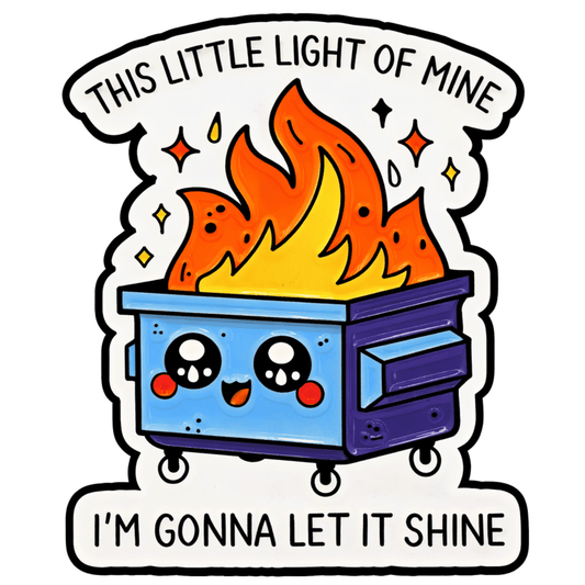 This Little Light Of Mine I'm Gonna Let It Shine Sticker