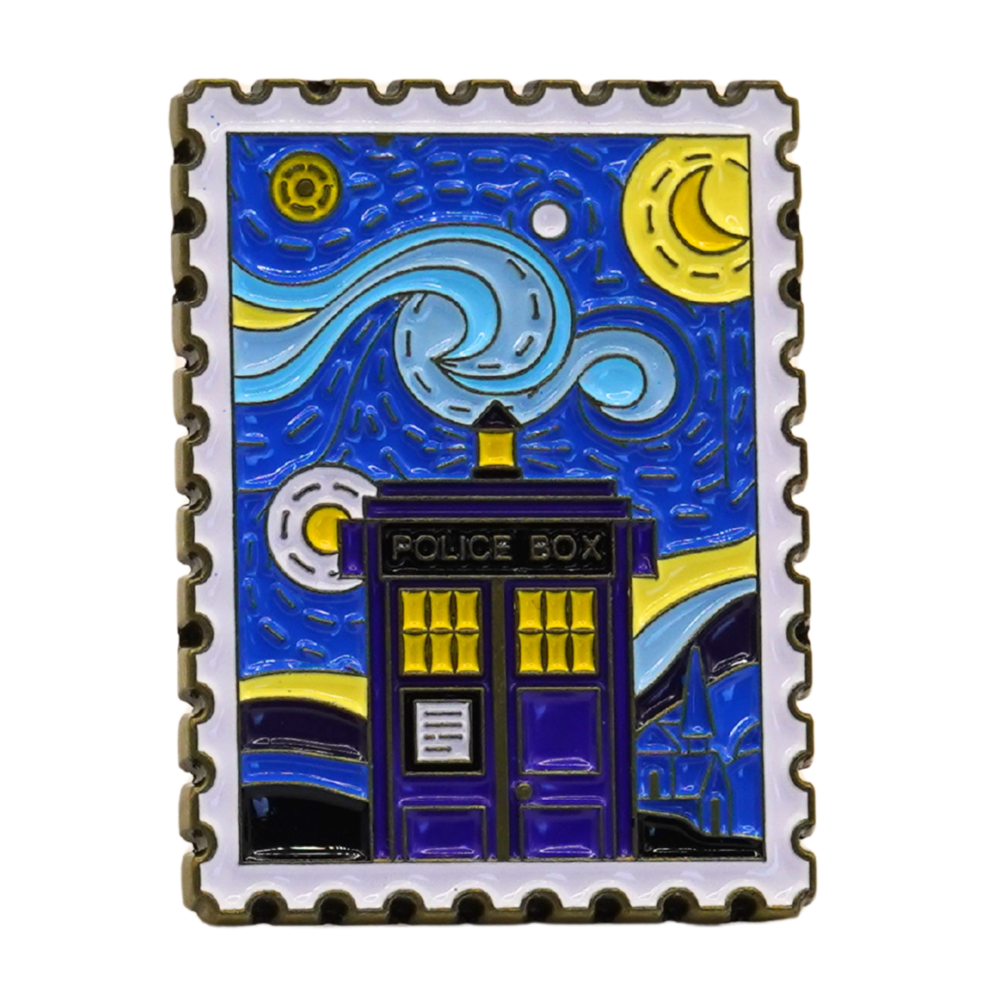 Dr Who "Vincent" Enamel Pin