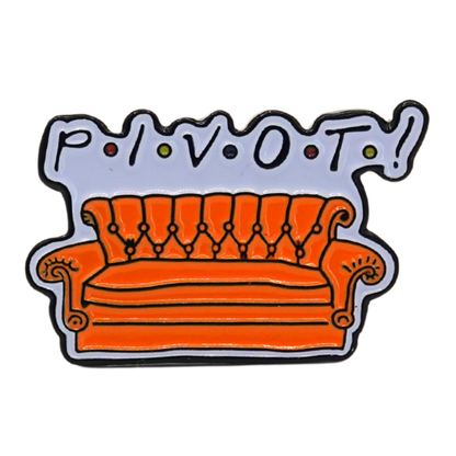"Pivot!" Enamel Pin