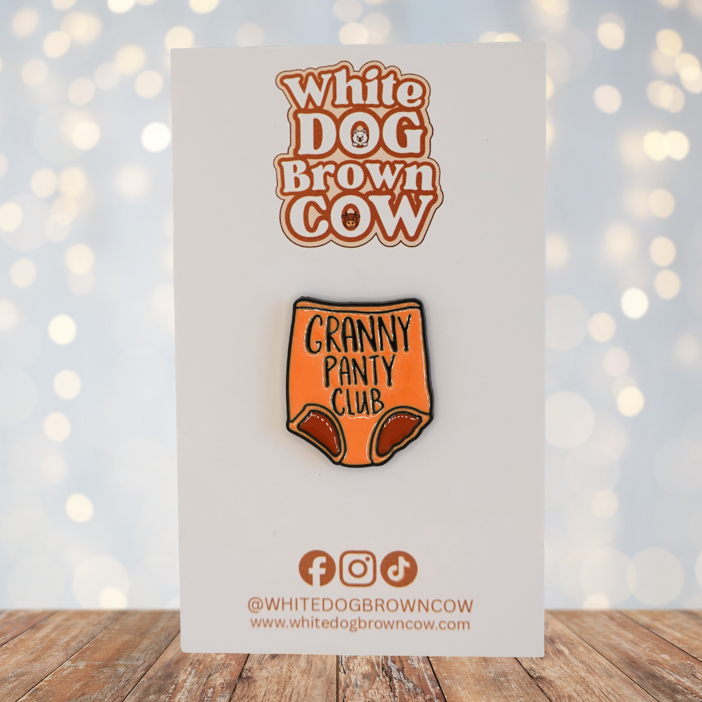 "Granny Panty Club" Enamel Pin