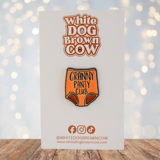 "Granny Panty Club" Enamel Pin