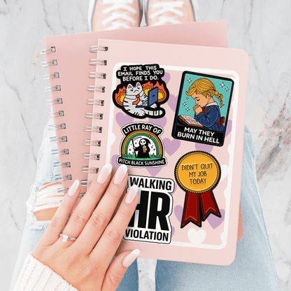 Walking HR Violation Sticker