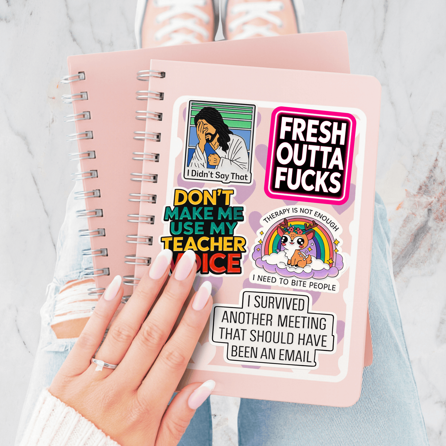 Don't Make Me Use My Teacher Voice Sticker
