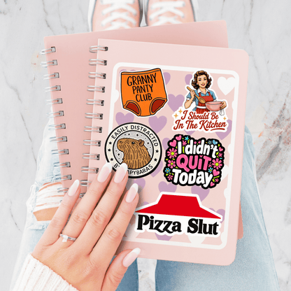 Pizza Slut Sticker