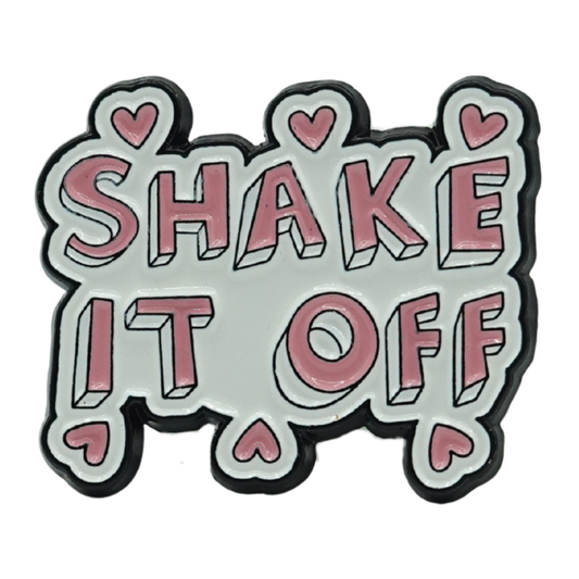 Shake It Off Enamel Pin