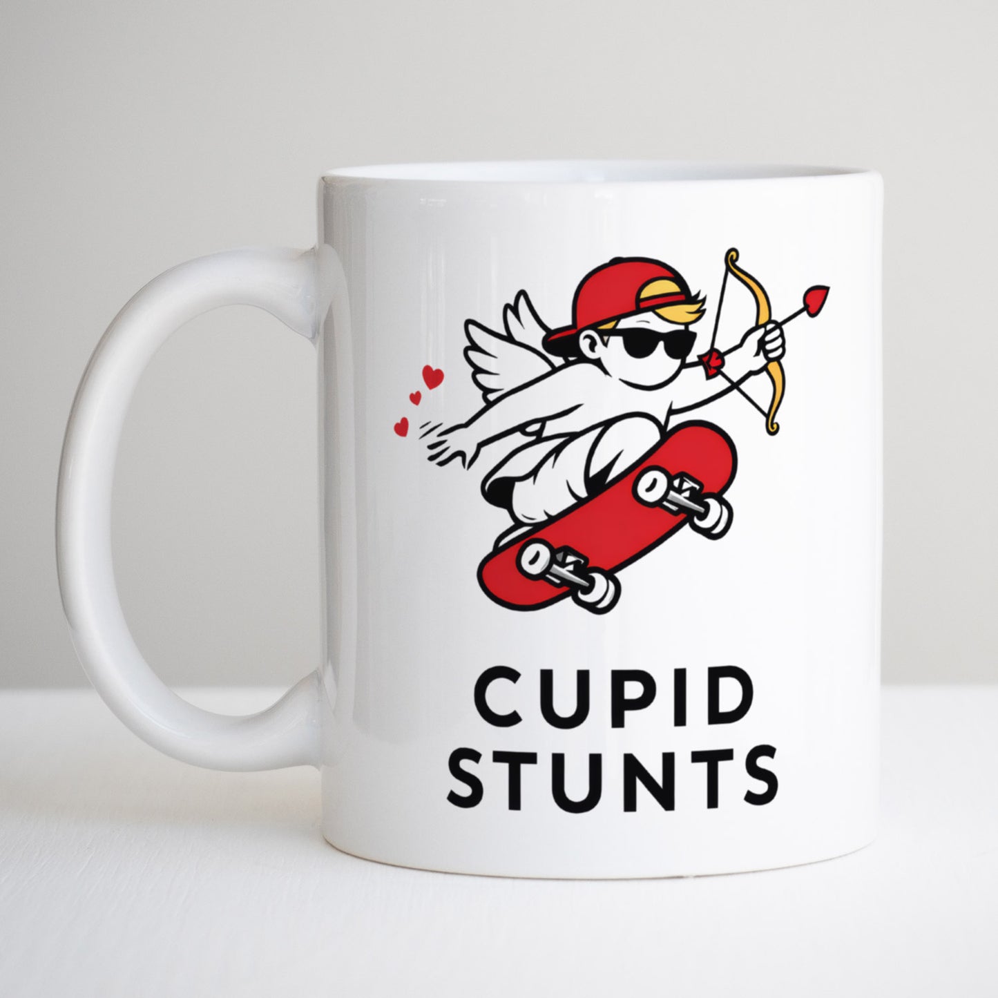 Cupid Stunts Mug